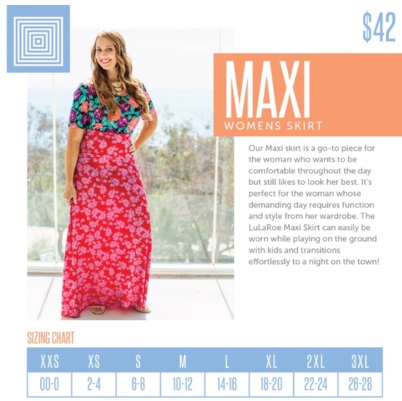 ⭐ BOGO SALE ⭐ LuLaRoe Maxi Skirt - slinky - Picture 5 of 6